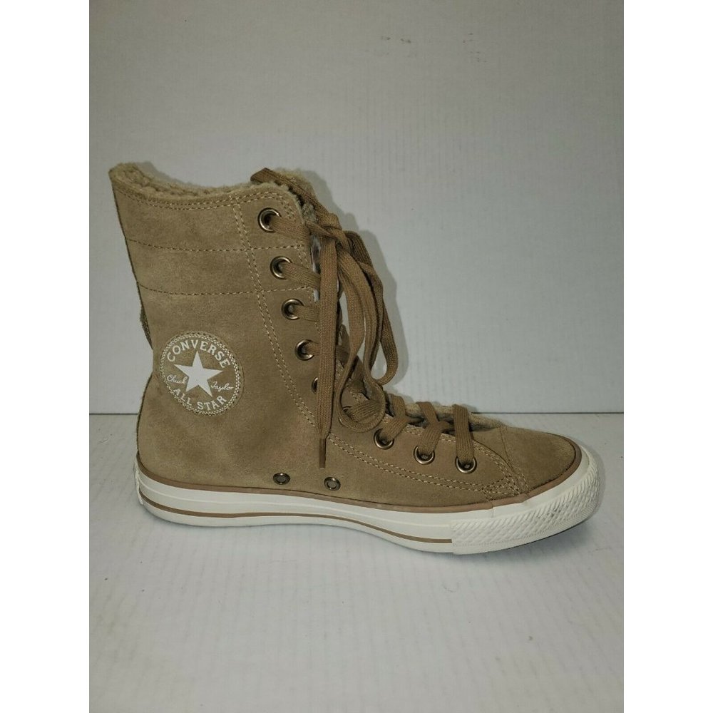 Converse Women Size 7 Beige Hi -tops